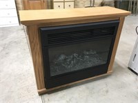 32x24x12 Amish Electric Oak Fireplace
