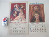Calendrier 1948-49 complet