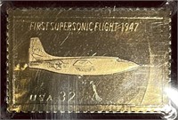 SS Flight - 22K Gold Plate Replica