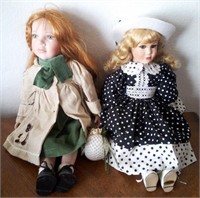 F - LOT OF 2 COLLECTIBLE DOLLS (P11)