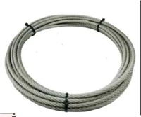 Dayton Cable, 1/8" Dia, 304 Stainless Steel