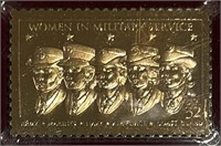 Women in MS - 22K Gold Plate Replica