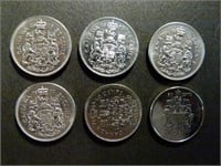 Canadian 50 Cent Coins