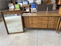 MCM United Furniture Co Dresser w/ Mirror