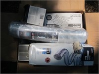 BOX OF DRYER HOSE AND DRYER ACCESORIES
