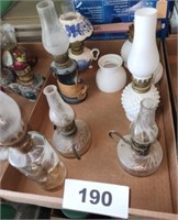 FLAT VARIOUS SIZE OIL LAMPS