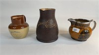 3 WHISKY WATER JUGS INCLUDES