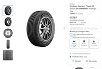 W4631  Goodyear Assurance Finesse Tire 235/55R18