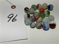20 Vintage Glass Marbles