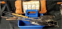 Junior dome tent and campfire tools
