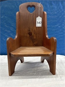 Wooden decorative chair