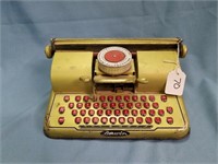 Antique "Berwin Gold Typewriter" Tin Toy