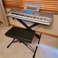 Casio WK-3000 Keyboard w/ Stand & Bench