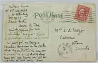 1919 USA  Two Cents Post Stamp with Post Card