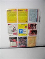 (9) Michael Jordan Cards various years 90's &