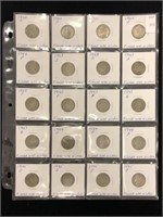 20 U.S. Silver War Nickels