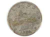 1886 Liberty Nickel, Key Date!  PCGS VF Detail