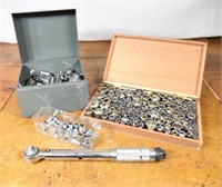 Torque Wrench with Assorted Sockets