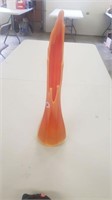 Orange swug vase