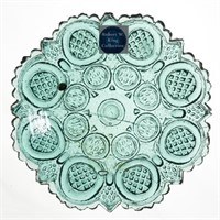 LEE/ROSE NO. 253 CUP PLATE, bluish-green with