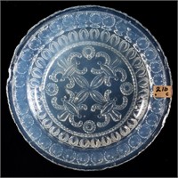 LEE/ROSE NO. 216-C CUP PLATE, light opalescent,