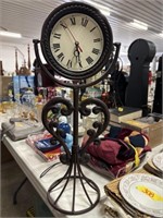 Cast iron clock