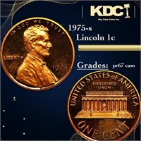 Proof 1975-s Lincoln Cent 1c Grades GEM++ Proof Ca
