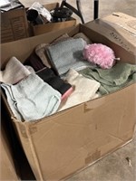 Large box of wash rags