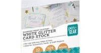 Pen + Gear White Glitter Card Stock A13