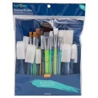 Hello Hobby 50ct Assorted Brushes A13