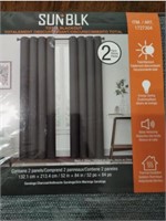 Sunblk Total Blackout Grommet Curtains $40