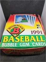 Large Box Full of 1991 Bowman Bubble Gum B