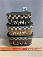 DECORATIVE STACKING BOXES