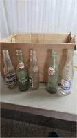 Box old pop bottles