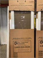 30" x 80" White RH FV Storm Door w/ Hardware