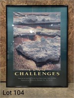 Team Challenges Inspirational Quote, 18inX24in