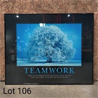 Teamwork Inspirational Quote, 24inX30in