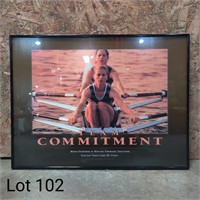 Team Commitment Inspirational Quote, 18inX24in