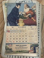 1951 Minium’s Esso Service Center Calendar
