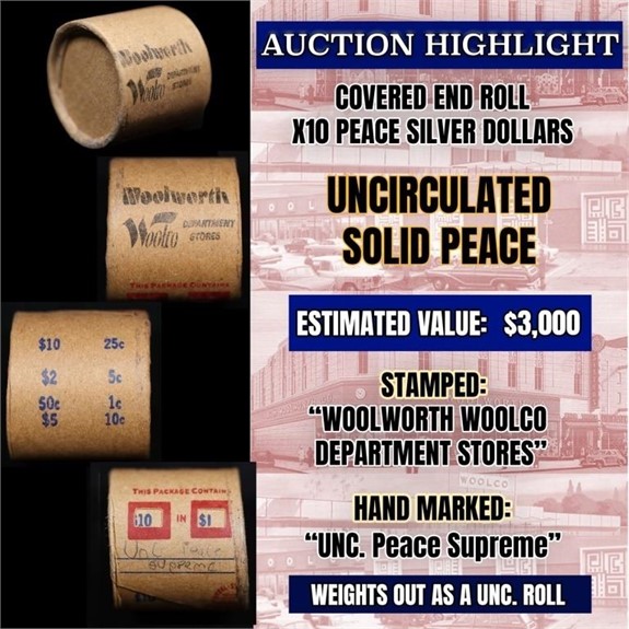 LATE NIGHT! Key Date Rare Coin Auction 25.3ON