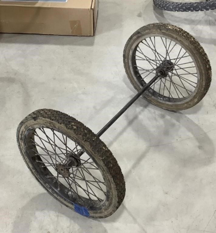 2 wheels on axle - width 25.5 - composite