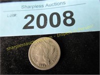 1881 3 cent nickel