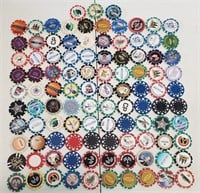 100 Mixed Foreign And Domestic Casino Chips