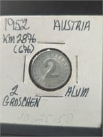 1952 Austria coin