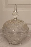 Beautiful Lead Crystal Candy Dish