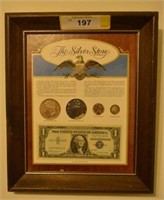 "The Silver Story" Framed Coin Set