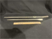 Two prybars