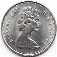 Canada 10 cents, 1972