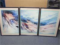 *Lovely 3 Piece Cascading Water Scene Prints