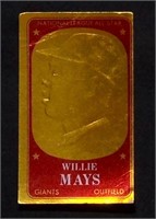 1965 Topps Gold Embossed #27 Willie Mays